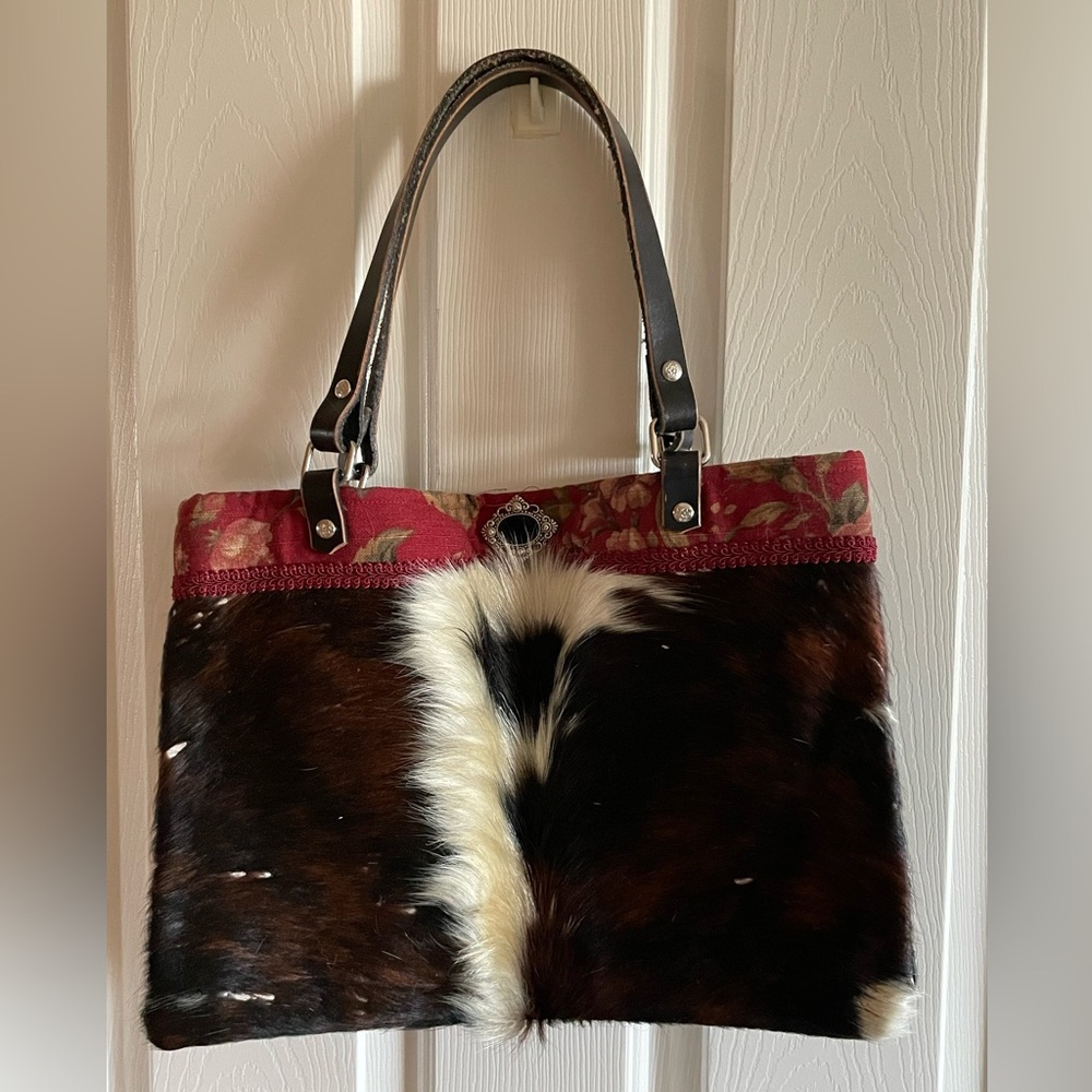 Cow hide purse - Vintage